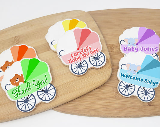 Baby Stroller Sugar Cookies