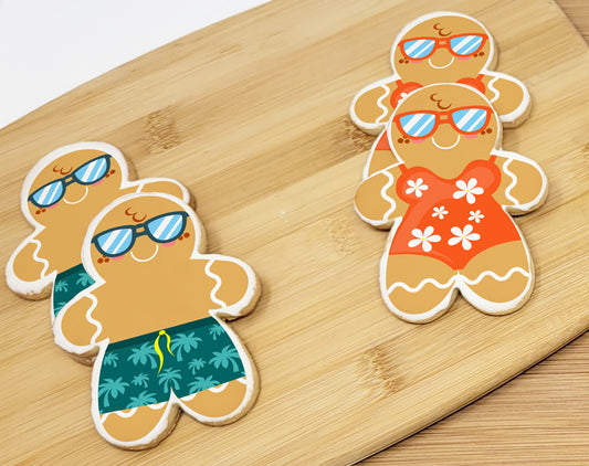 Summer Beach Goers Sugar Cookies