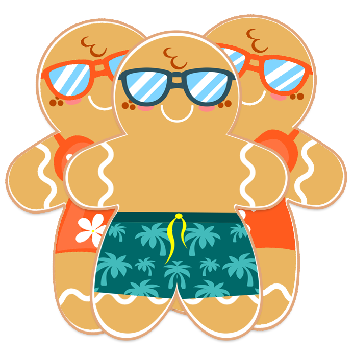 Summer Beach Goers