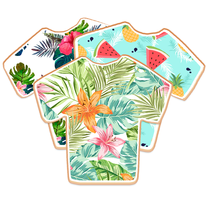Summer Shirt Cookies