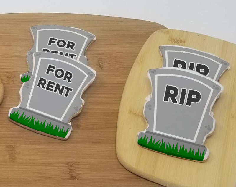 Tombstone Sugar Cookies
