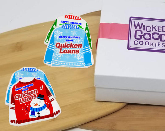 Ugly Sweater Logo Sugar Cookie Gift Box
