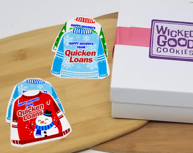 Ugly Sweater Logo Cookie Gift Box