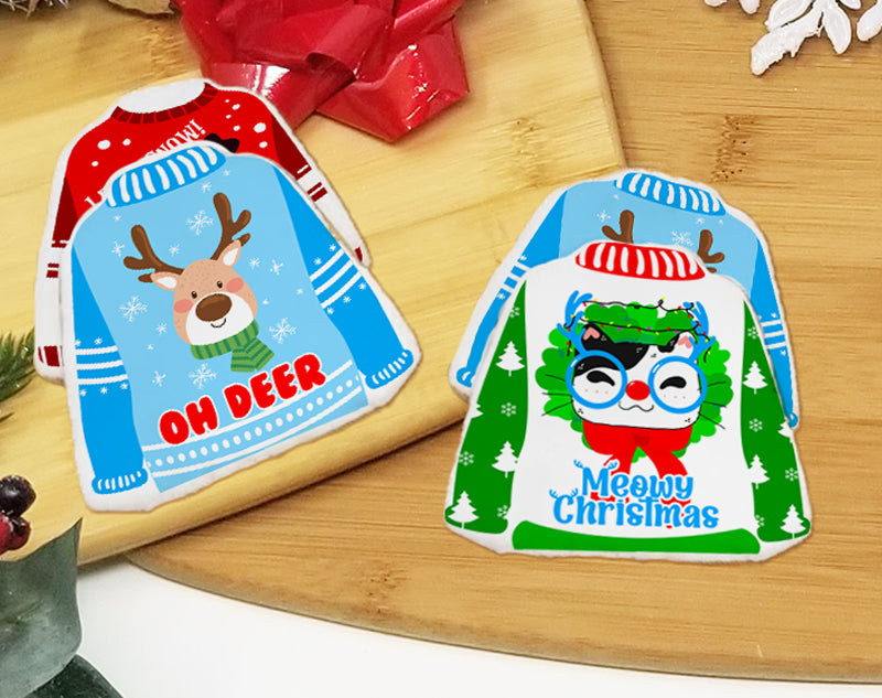 Ugly Sweater Sugar Cookies