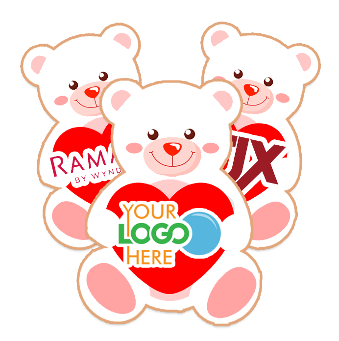 Teddy Bear Logo Cookies