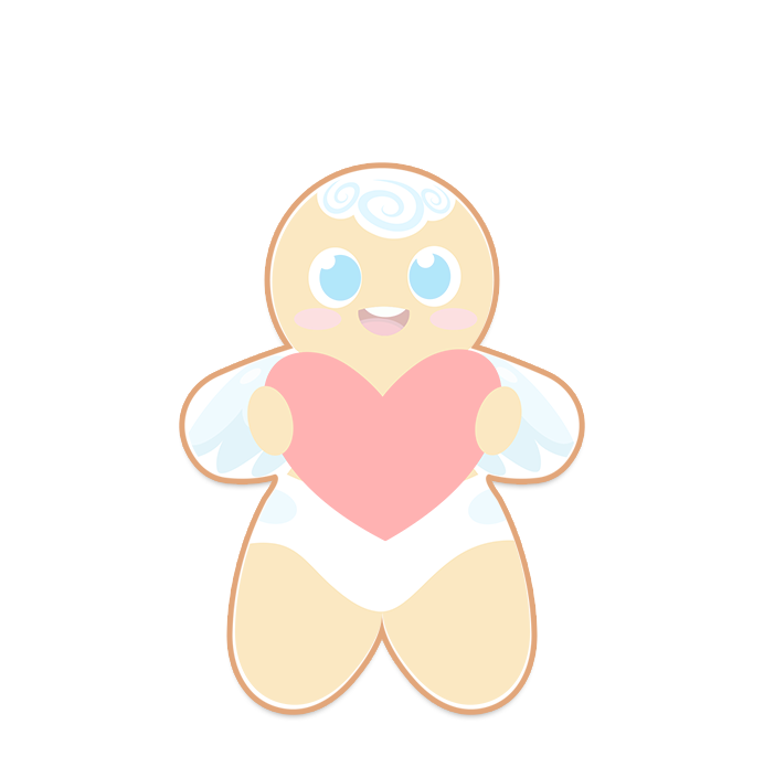 Cupid Logo Cookies