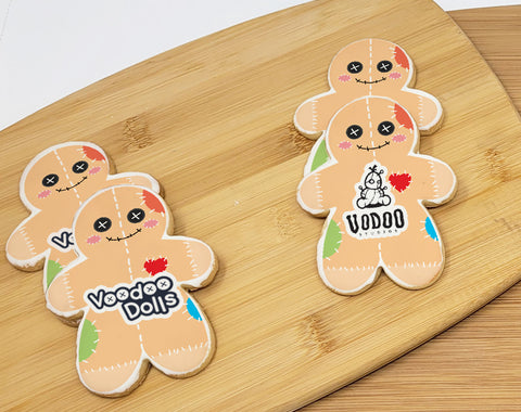 Voodoo Doll Logo Sugar Cookies