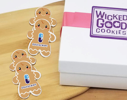 Gingerbread Man Logo Sugar Cookie Gift Box