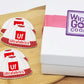 Winter Hat Logo Sugar Cookie Gift Box