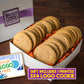 Winter Holiday Snickerdoodle Cookie Gift Box w/ 3x4 Rectangle Logo Cookie