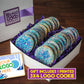 Winter Holiday Sprinkled Sugar Cookie Gift Box w/ 3x4 Rectangle Logo Cookie