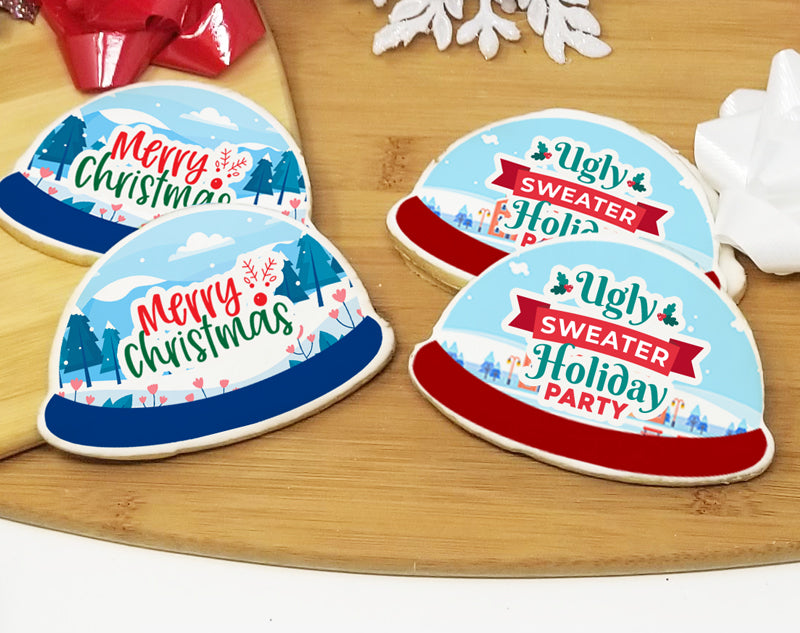 Snow Globe Sugar Cookies