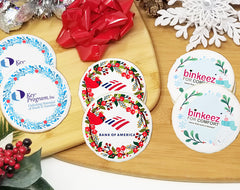 Winter Round Frames Logo Sugar
