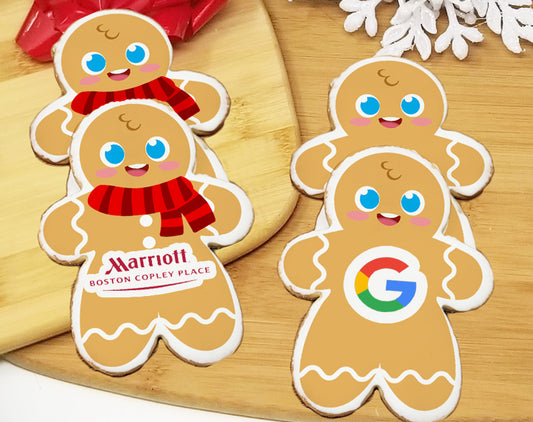 Gingerbread Man Logo Sugar Cookie