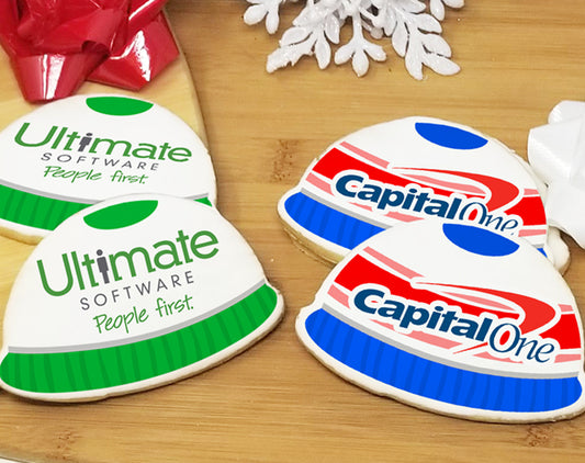 Winter Hat Logo Sugar Cookies