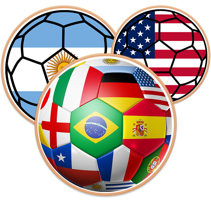 World Soccer Ball Cookies