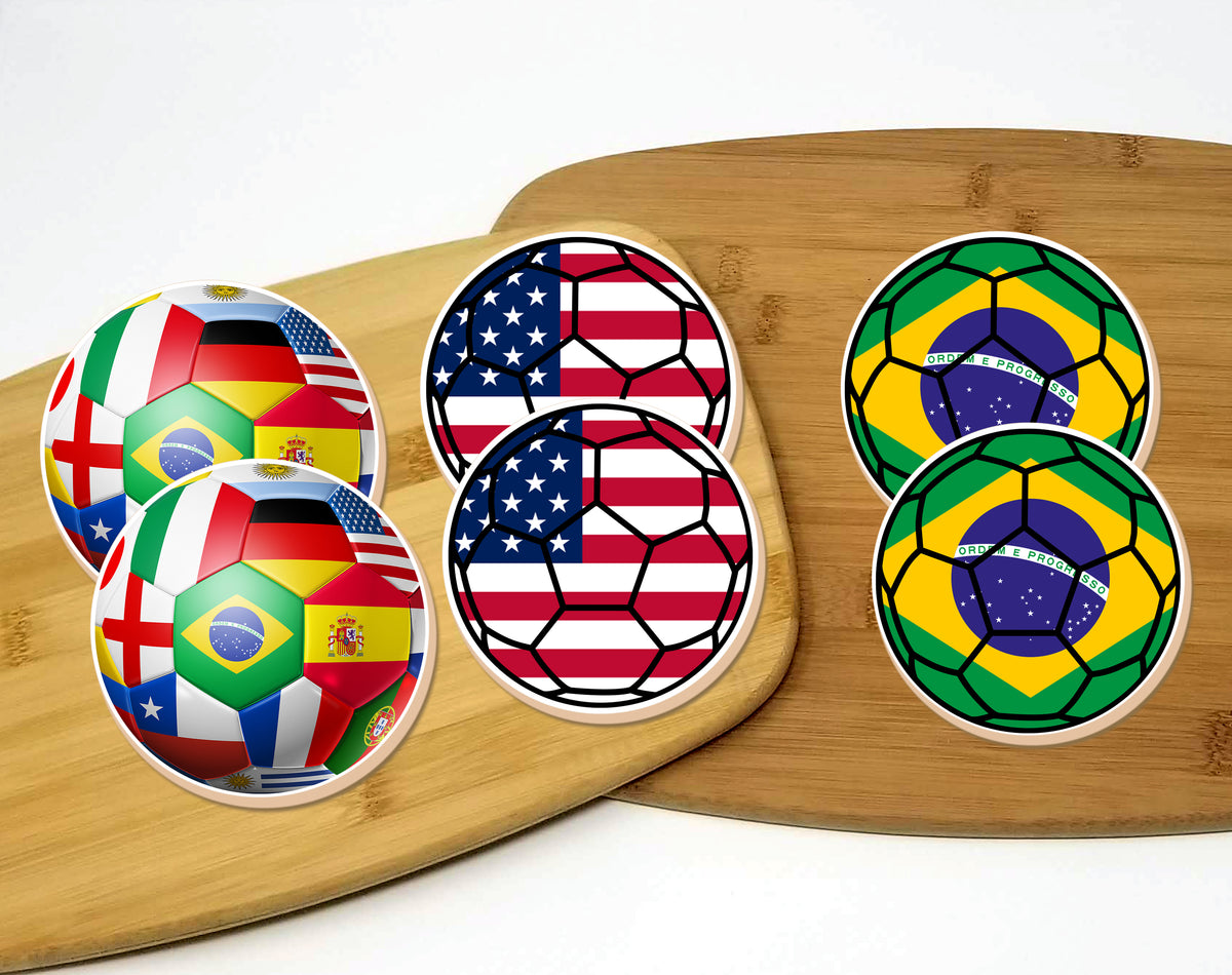 World Soccer Ball Cookies