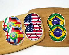 World Soccer Ball Cookies