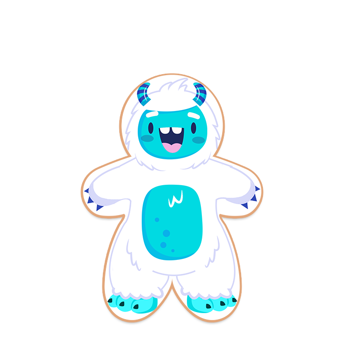 Yeti Logo Cookies