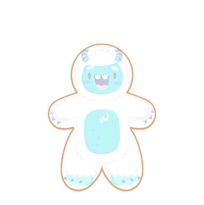 Yeti Logo Cookies