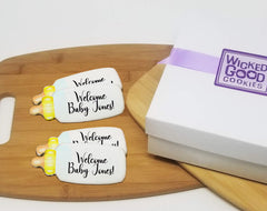 Baby Bottle Sugar Cookie Gift