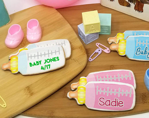 Baby Bottle Sugar Cookies
