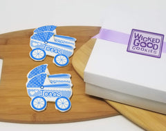 Baby Stroller Sugar Cookie Gift