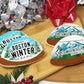 Snow Globe Logo Sugar Cookies
