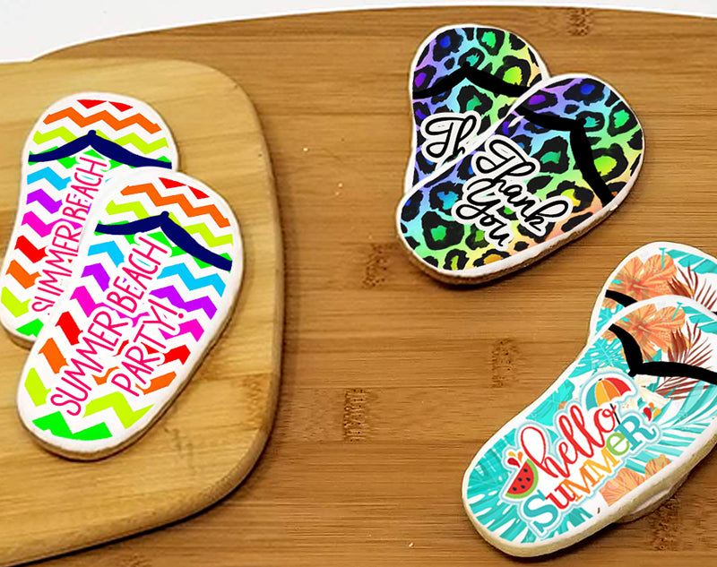 Flip Flop Sugar Cookies