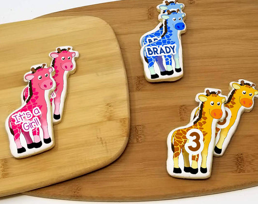 Giraffe Sugar Cookies