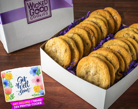 Get Well Soon Chocolate Chip Cookie Gift Box