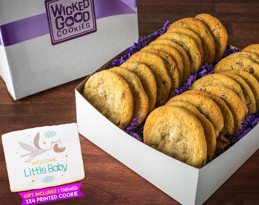 New Baby Chocolate Chip Cookie Gift Box