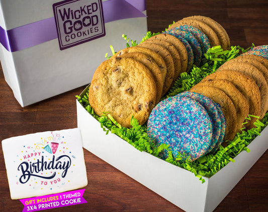 Birthday Nut-Free Cookie Assortment Gift Box