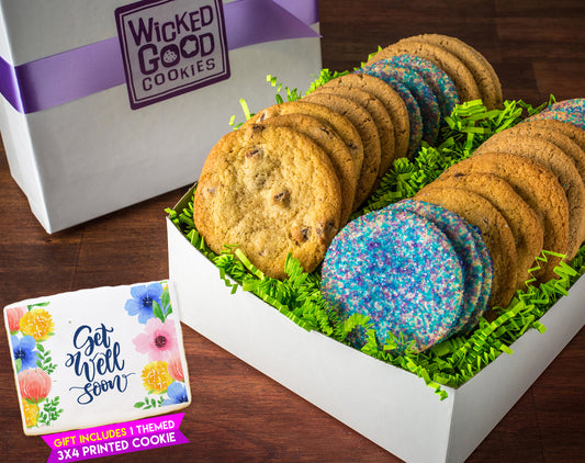 Get Well Soon Nut-Free Cookie Assortment Gift Box