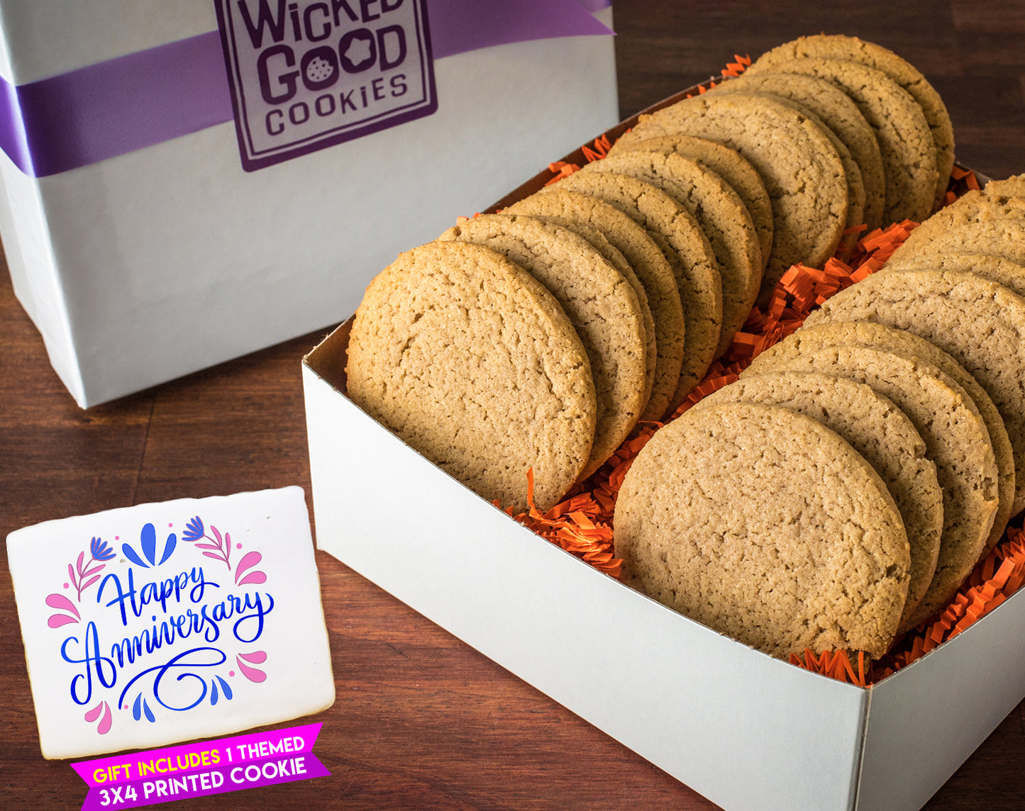 Anniversary Snickerdoodle Cookie Gift Box
