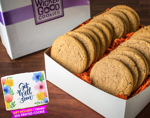 Get Well Soon Snickerdoodle Cookie Gift Box