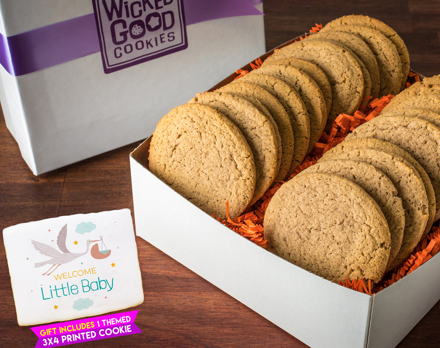 New Baby Snickerdoodle Cookie Gift Box