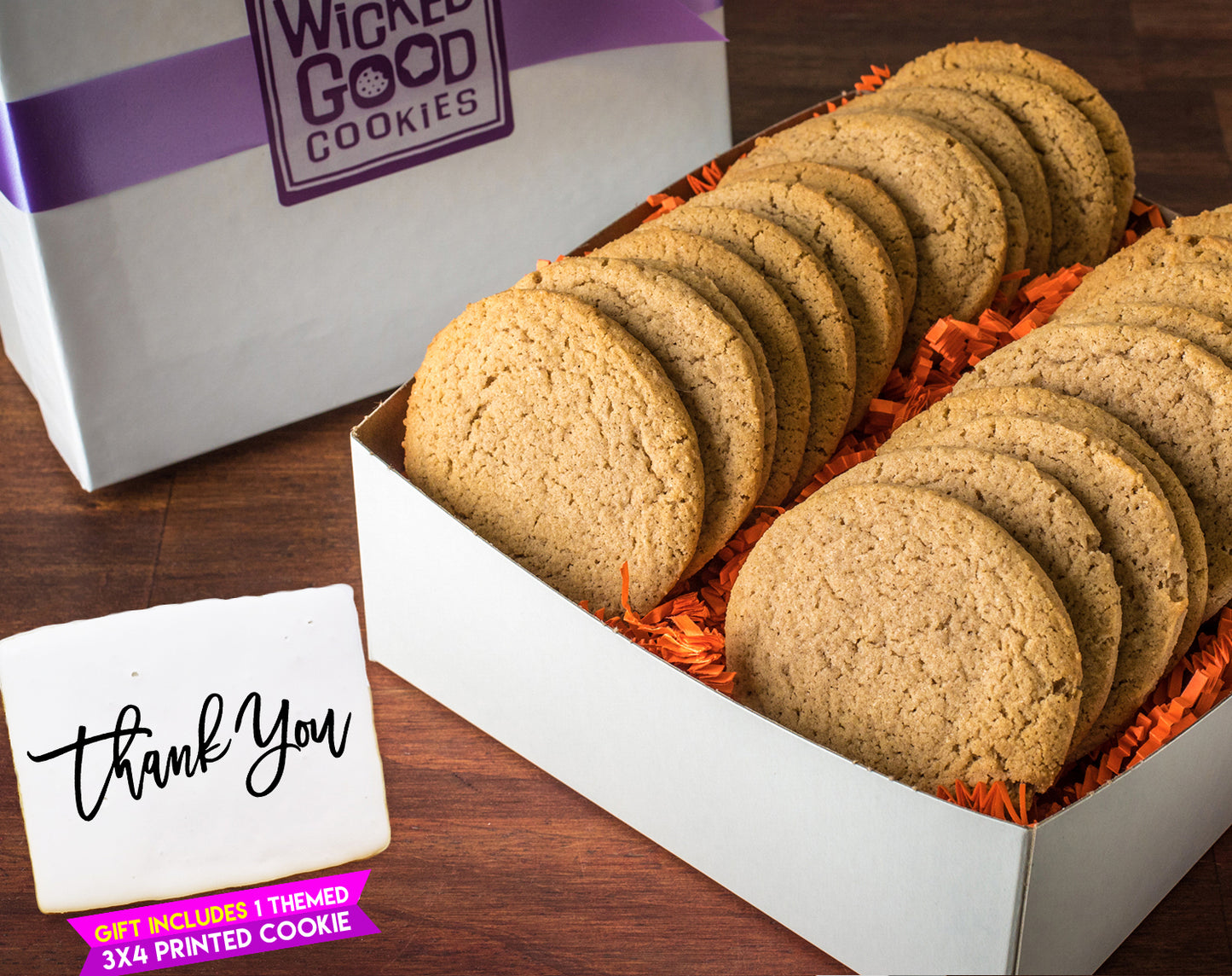 Thank You Snickerdoodle Cookie Gift Box