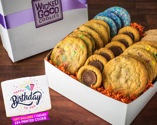 Birthday Variety Cookie Assortment Gift Box