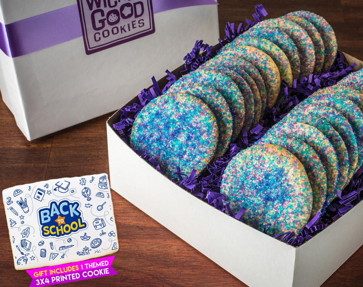 Back to School Sugar Sprinkle Cookie Gift Box