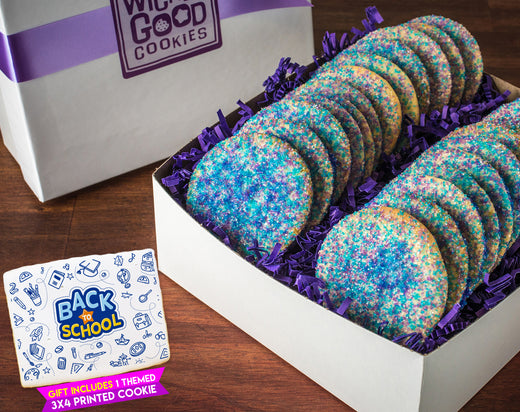 Back to School Sugar Sprinkle Cookie Gift Box
