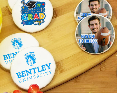 GraduationRound Photo Cookies