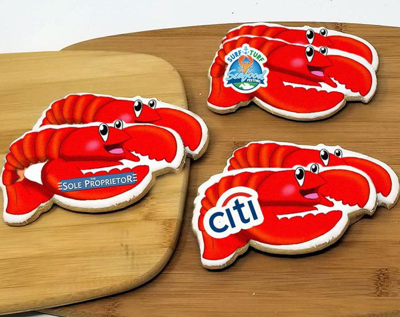 Lobster Logo Sugar Cookie