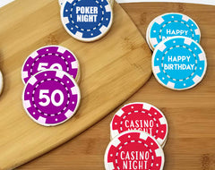 Poker Chip Sugar Cookies