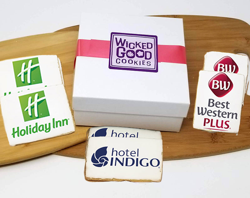Branded Logo Cookies – Custom Printed – Bulk Orders – Wicked Good Cookies