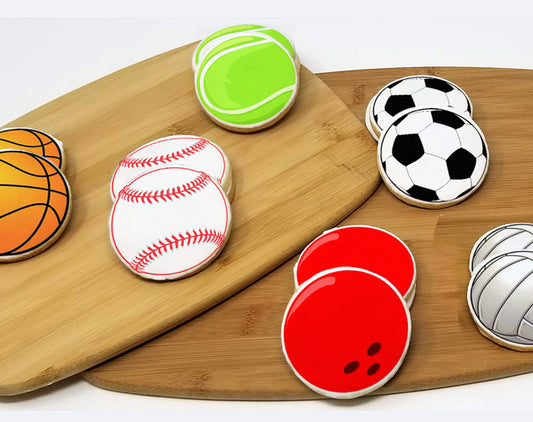 Sports Ball Sugar Cookies