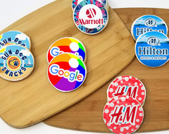 Summer Time Round Logo Sugar Cookie