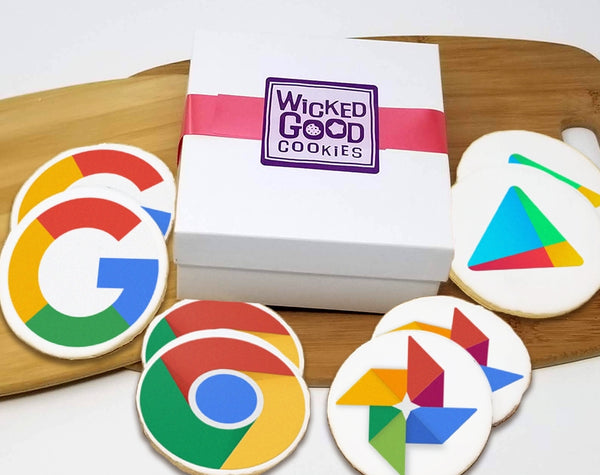 Round Logo Sugar Cookie Gift Box