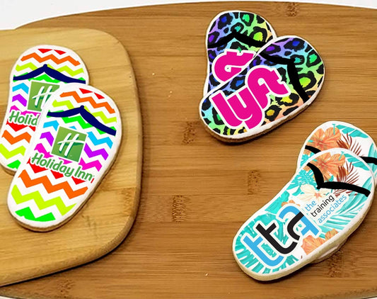 Flip Flop Logo Sugar Cookies