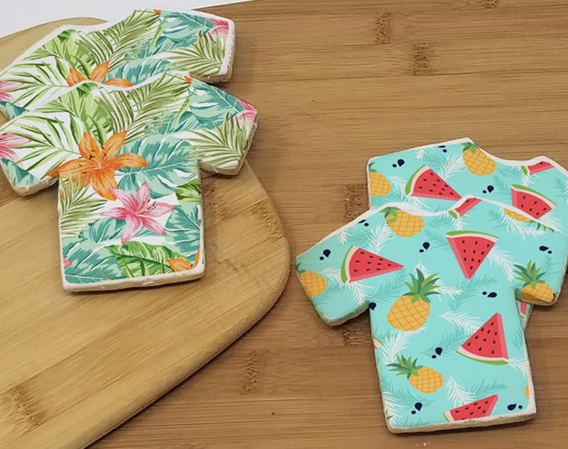 Summer Shirt Sugar Cookies
